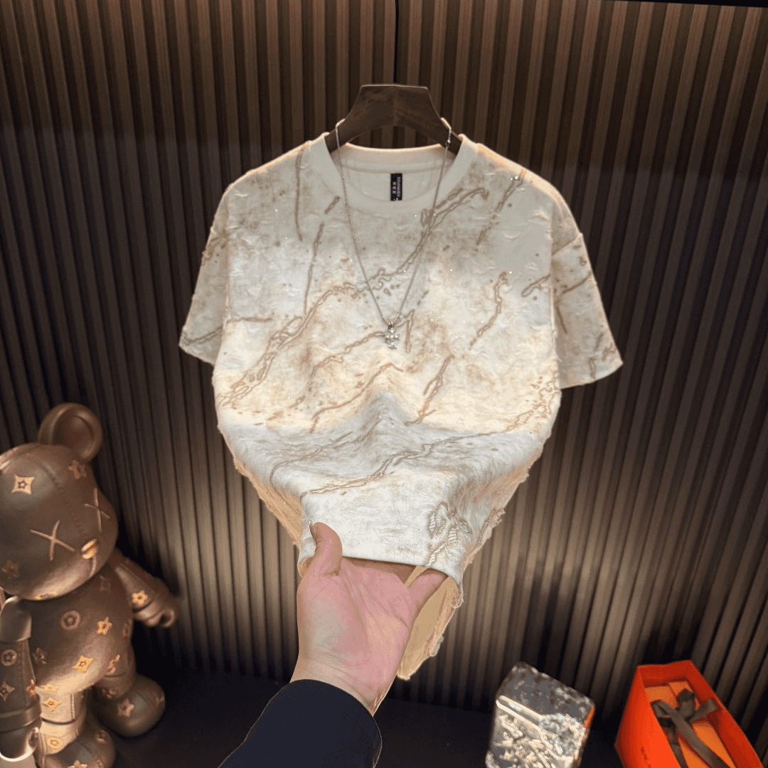 Luxury Ripped Sparkling Colors Shirt