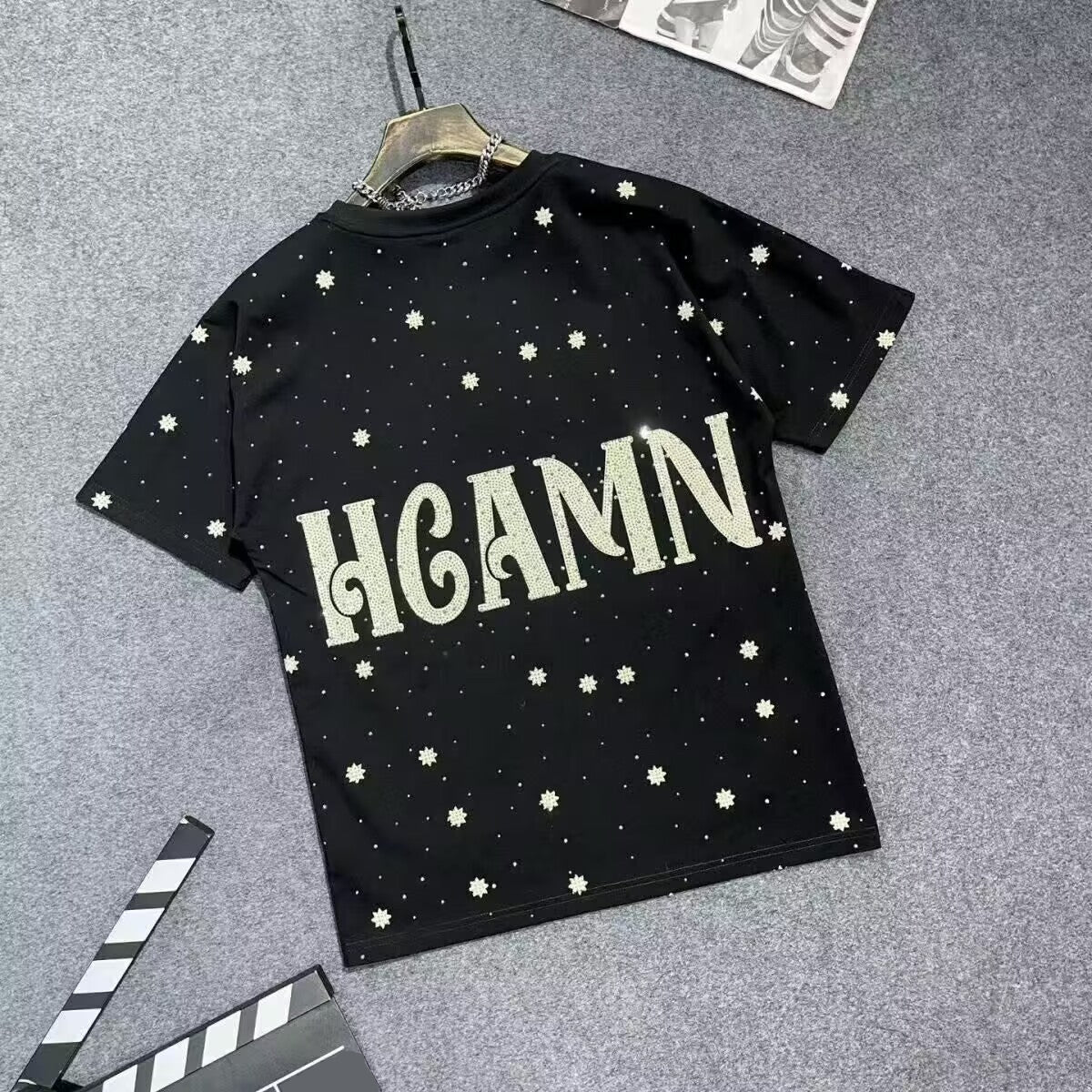 Fashion Crystal-Waterfall Wing T-Shirts