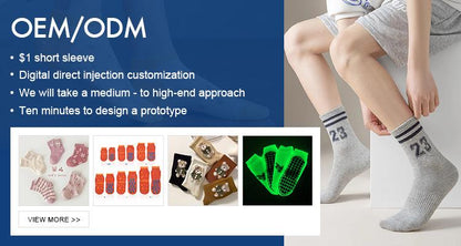 Men's Custom Cotton Crew Sports Socks
