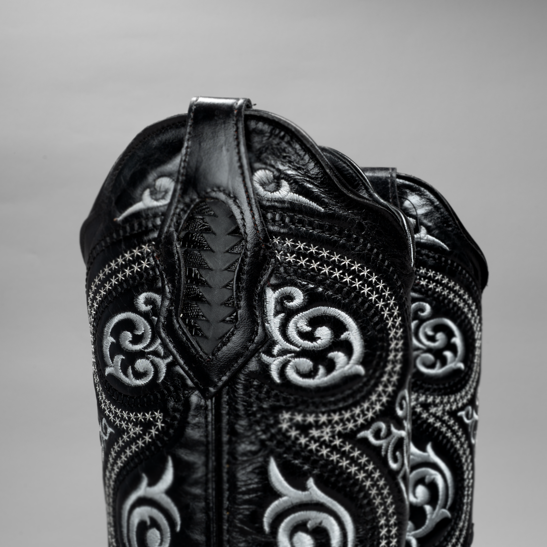 Mystical Texture Braided Cowboy Boots - Square Toe