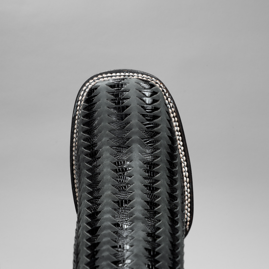 Mystical Texture Braided Cowboy Boots - Square Toe