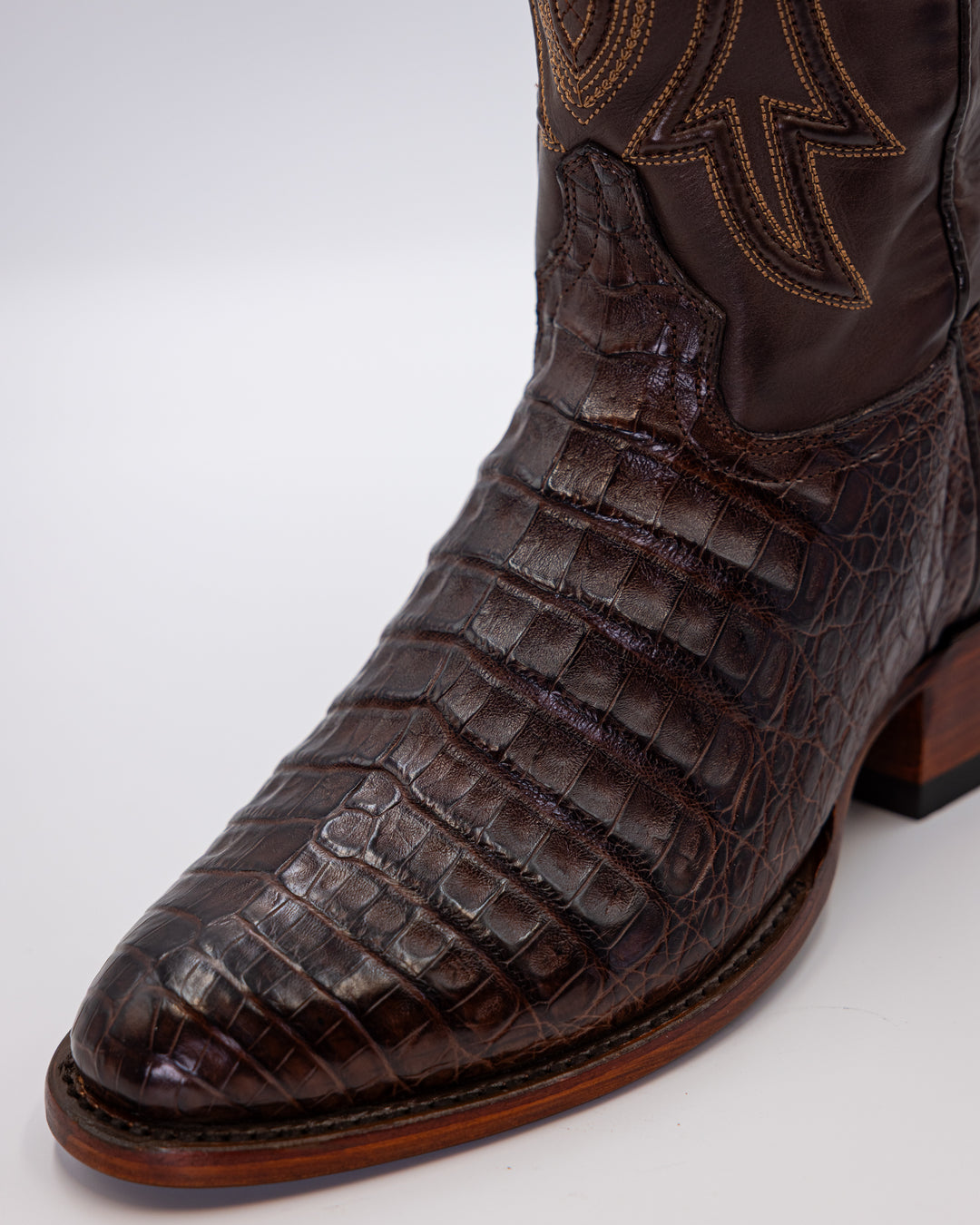 Jesse Espresso Caiman Boot