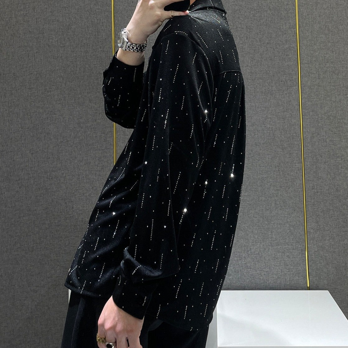 Simple Silver Shining Shirt
