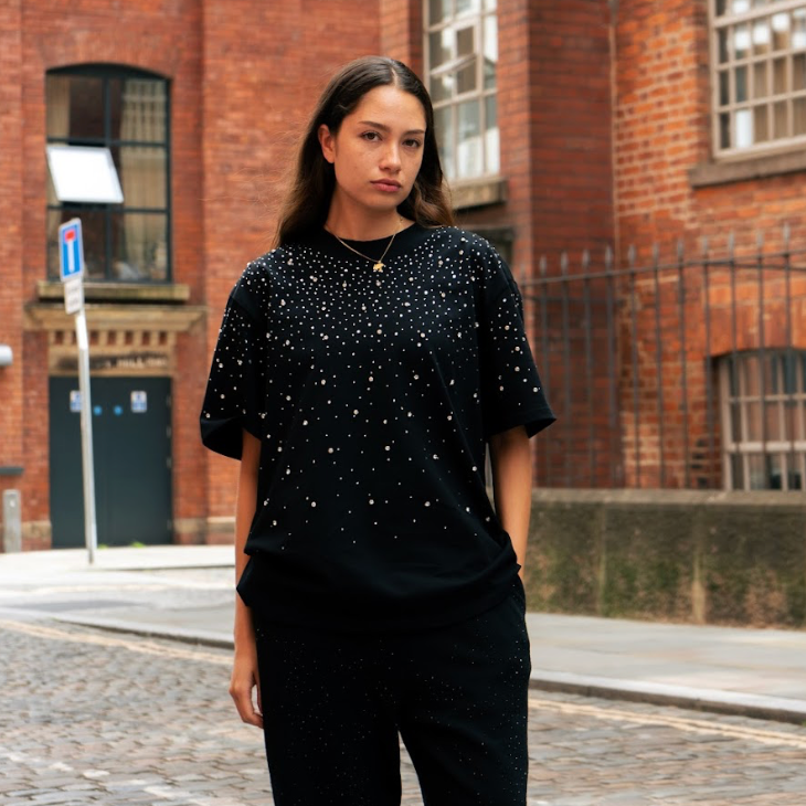 Rhinestone Tee