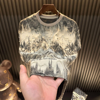 Street Letter Print Starry Tee