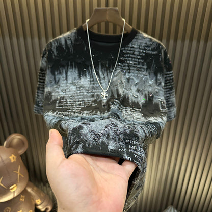 Street Letter Print Starry Tee