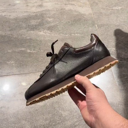 Brown Calfskin Leather Shoes