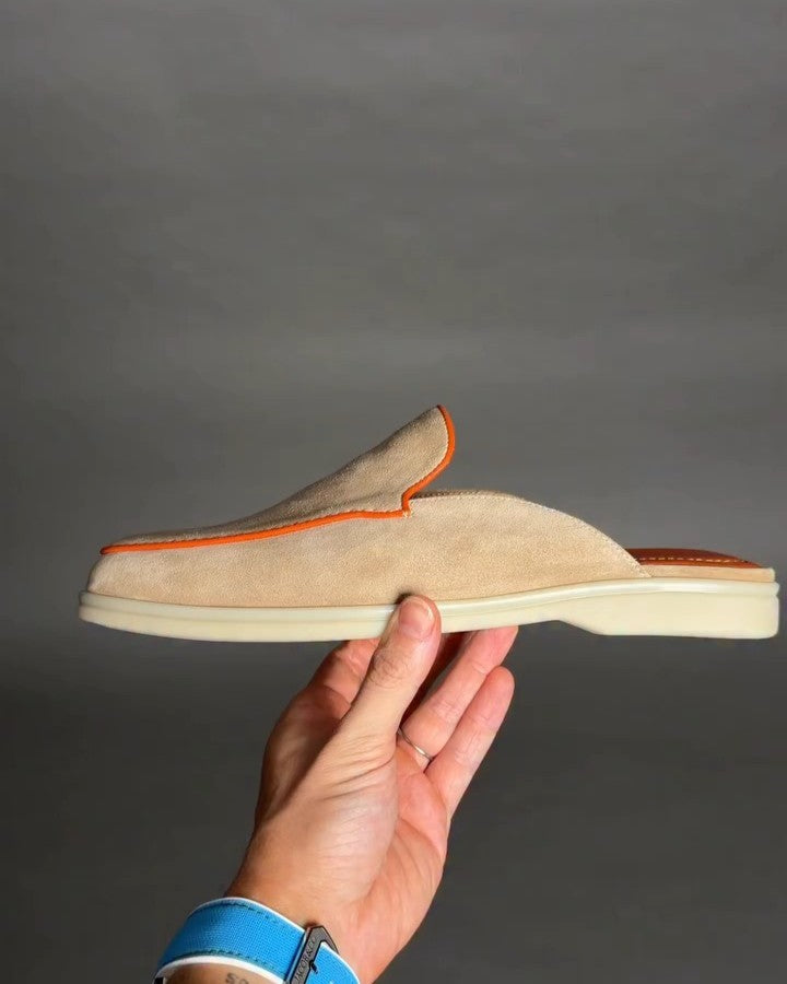 Mules Italian Suede Slippers