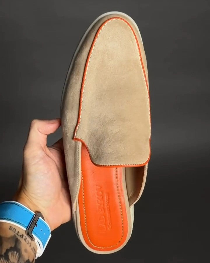 Mules Italian Suede Slippers