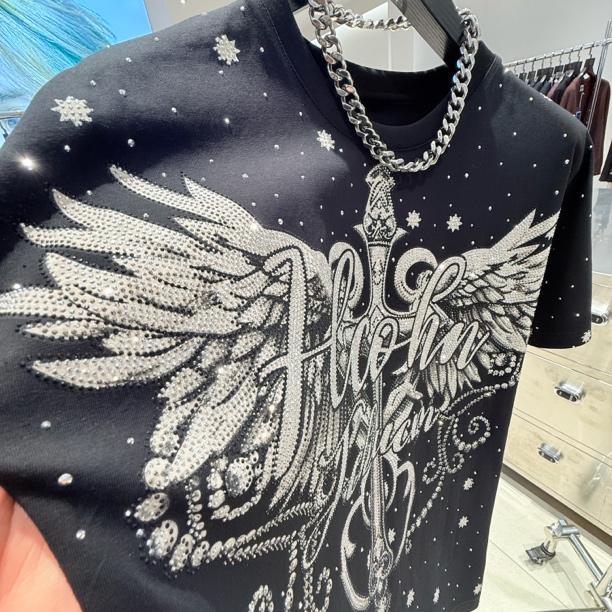 Fashion Crystal-Waterfall Wing T-Shirts