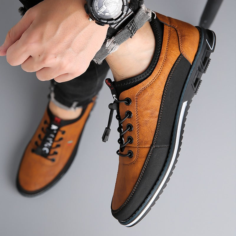 Men's Fashion Calfskin Leather Shoes