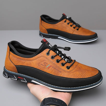 Men's Fashion Calfskin Leather Shoes