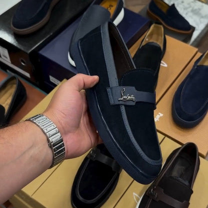 Men's Black Casual Loafers