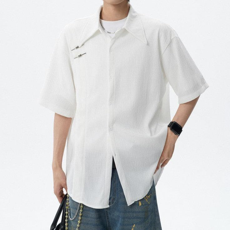 Fashion Premium Textured Loose Shirt