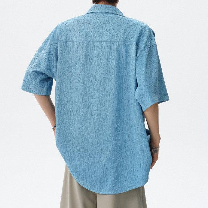 Fashion Premium Textured Loose Shirt
