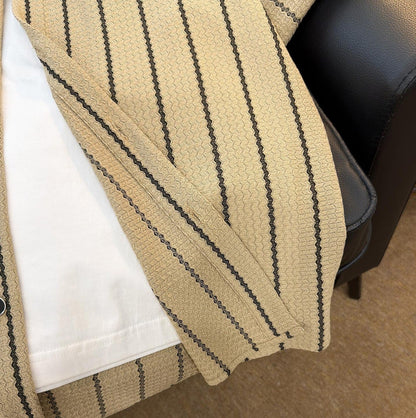 Trendy Breathable Casual Striped Shirt