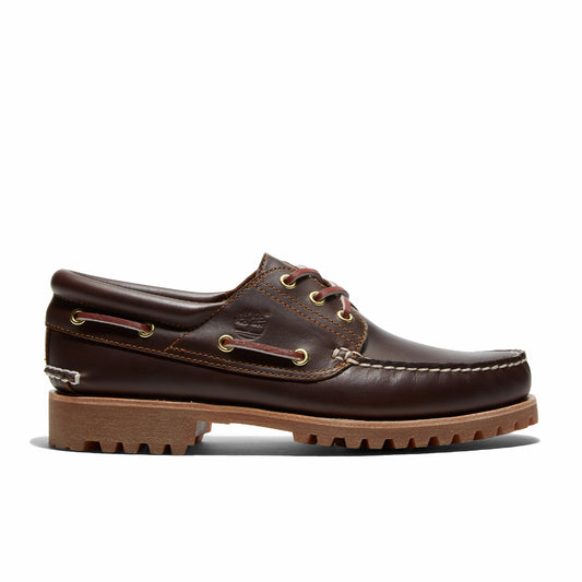 Men’s 3-Eye Lug Handsewn Boat Shoe
