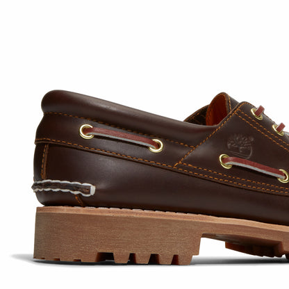 Men’s 3-Eye Lug Handsewn Boat Shoe