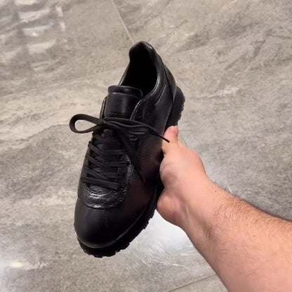 Brown Calfskin Leather Shoes