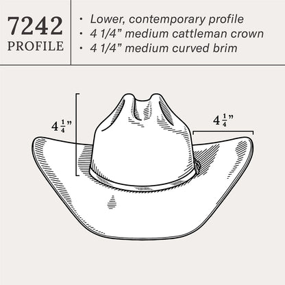 Pure Cowboy Hat - Charcoal