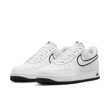Force 1 '07 Low Embroidered Swoosh White Black