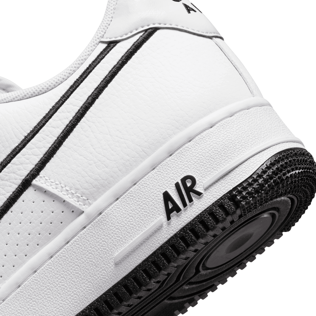 Force 1 '07 Low Embroidered Swoosh White Black